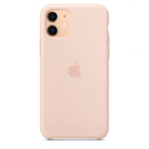 Чехол-накладка (силиконовый) для iPhone 11 Silicone Case High Copy Pink Sand