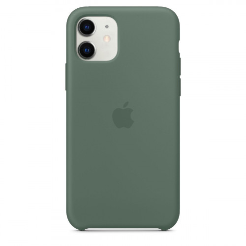 Чехол-накладка (силиконовый) для iPhone 11 Silicone Case High Copy Pine Green