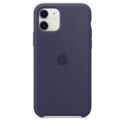 Чохол-накладка (силіконовий) для iPhone 11 Silicone Case High Copy Midnight Blue