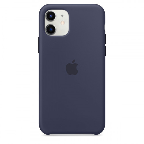 Чехол-накладка (силиконовый) для iPhone 11 Silicone Case High Copy Midnight Blue