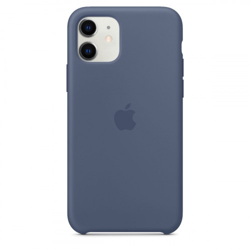 Чехол-накладка (силиконовый) для iPhone 11 Silicone Case High Copy Alaskan Blue