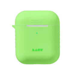 Чохол-накладка (силіконовий) Apple AirPods LAUT POD NEON Acid Yellow (L_AP_PN_Y)