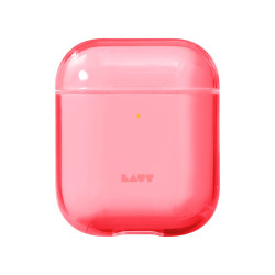 Чохол-накладка (пластиковий) Apple AirPods LAUT CRYSTAL-X Electric Coral (L_AP_CX_R)