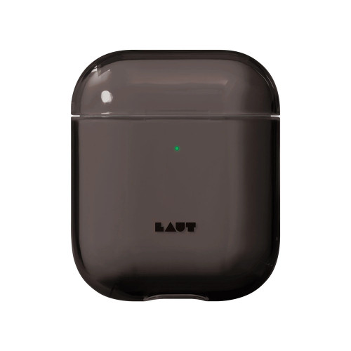 Чехол-накладка (пластиковый) Apple AirPods LAUT CRYSTAL-X Black (L_AP_CX_UB)