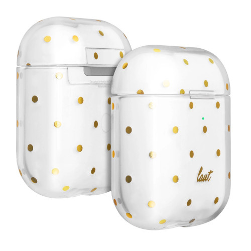 Чехол-накладка (пластиковый) Apple AirPods LAUT DOTTY Crystal (L_AP_DO_C)