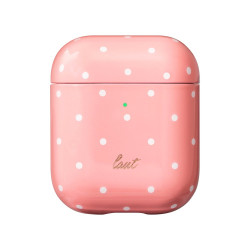 Чохол-накладка (пластиковий) Apple AirPods LAUT DOTTY Pink (L_AP_DO_P)