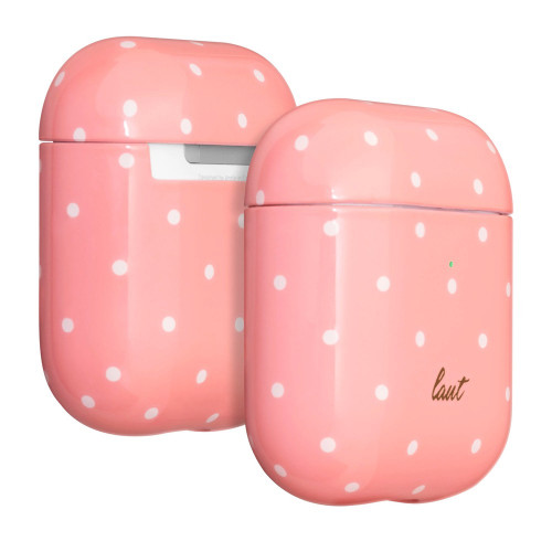 Чехол-накладка (пластиковый) Apple AirPods LAUT DOTTY Pink (L_AP_DO_P)