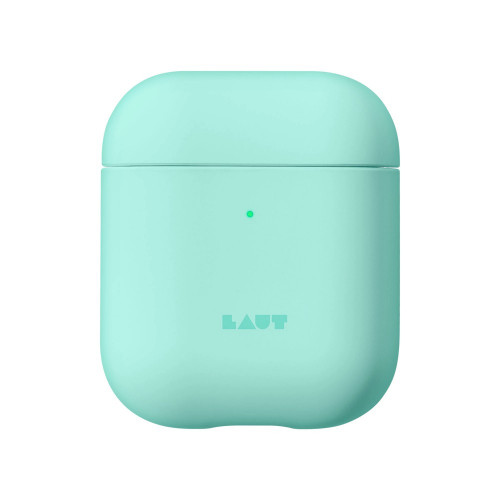 Чехол-накладка (пластиковый) Apple AirPods LAUT HUEX PASTELS Spearmint (L_AP_HXP_MT)