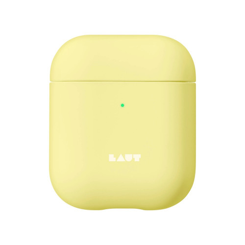 Чехол-накладка (пластиковый) Apple AirPods LAUT HUEX PASTELS Sherbet (L_AP_HXP_Y)
