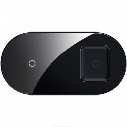Baseus Wireless Charger Simple 2 in 1 Black (WXJK-01)