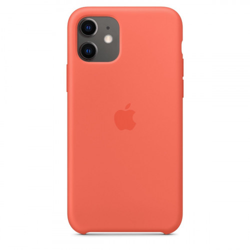 Чехол-накладка (силиконовый) для iPhone 11 Silicone Case High Copy Clementine