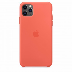 Чехол-накладка (силиконовый) для iPhone 11 Pro Max Silicone Case High Copy Clementine