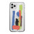 Чехол-накладка (пластиковый) Apple iPhone 11 Pro Max Speck Presidio Clear + Print Paintsplatter Blue/Clear (SP-130028-8534)