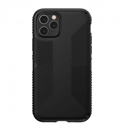 Чехол-накладка (пластиковый) Apple iPhone 11 Pro Max Speck Presidio Grip Black/Black (SP-130026-1050)