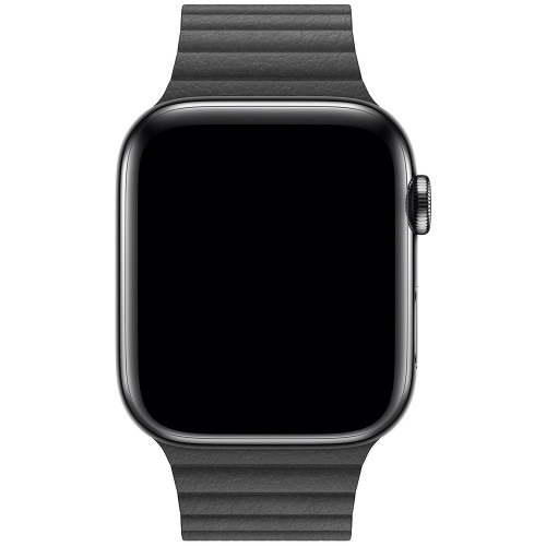 Apple Watch 42/44mm Leather Loop Large Black (MXAC2)