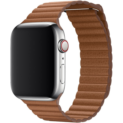 Apple Watch 42/44mm Leather Loop Medium Saddle Brown (MXAF2)