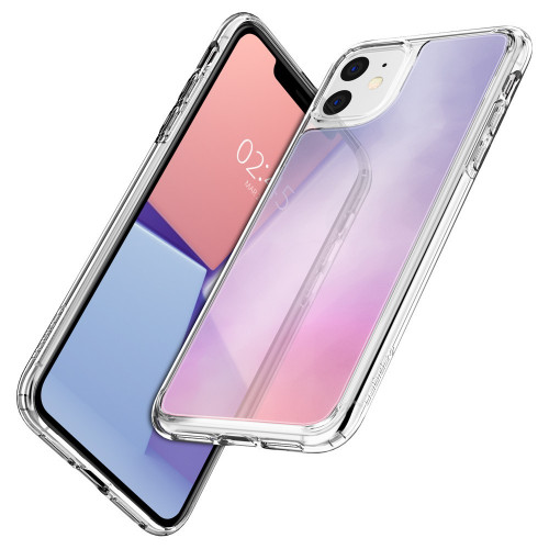 Чехол-накладка (силиконовый) Apple iPhone 11 Spigen Crystal Hybrid Quartz Gradation (076CS27087)