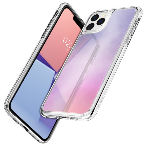 Чехол-накладка (силиконовый) Apple iPhone 11 Pro Spigen Crystal Hybrid Quartz Gradation (077CS27115)