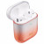 Чехол-накладка (пластиковый) Apple AirPods LAUT OMBRE SPARKLE Peach (L_AP_OS_P)