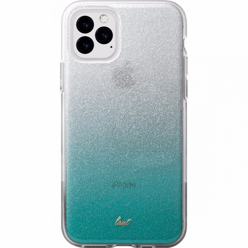 Чехол-накладка (пластиковый) Apple iPhone 11 Pro Max LAUT OMBRE SPARKLE Mint (L_IP19L_OS_MT)