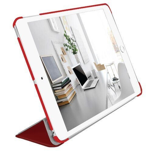 Чехол-книжка (полиуретановый) Apple iPad 10.2" 2019/2020 Macally Smart Folio Red (BSTAND7-R)