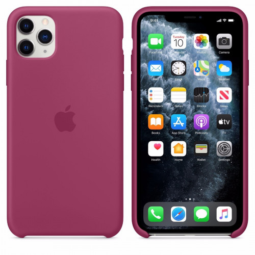 Чехол-накладка (силиконовый) для iPhone 11 Pro Max Silicone Case High Copy Pomegranate