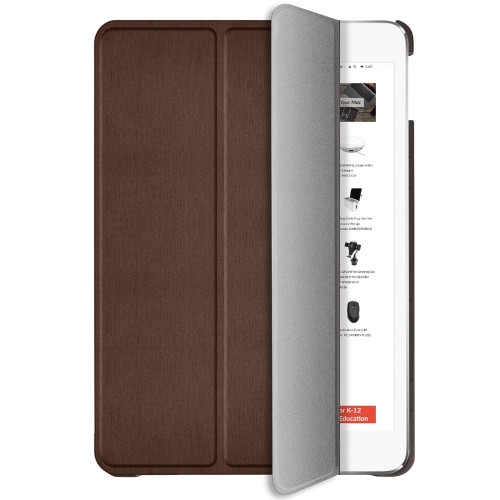 Чехол-книжка (полиуретановый) Apple iPad 10.2" 2019/2020 Macally Smart Folio Brown (BSTAND7-BR)