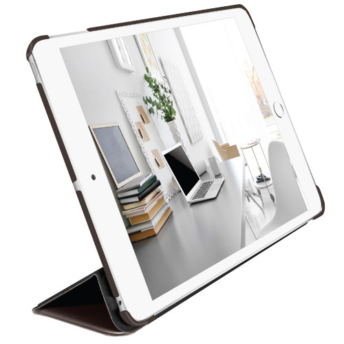 Чехол-книжка (полиуретановый) Apple iPad 10.2" 2019/2020 Macally Smart Folio Brown (BSTAND7-BR)