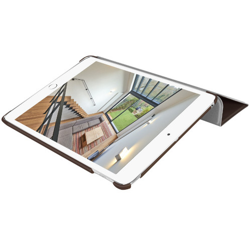 Чехол-книжка (полиуретановый) Apple iPad 10.2" 2019/2020 Macally Smart Folio Brown (BSTAND7-BR)