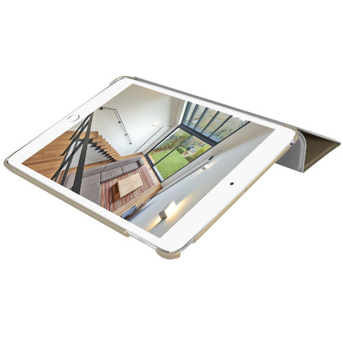 Чехол-книжка (полиуретановый) Apple iPad 10.2" 2019/2020 Macally Smart Folio Gold (BSTAND7-GO)