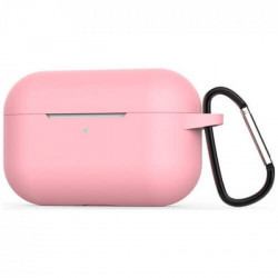 Чохол-накладка (силіконовий) Apple AirPods Pro Blueo Liquid Silicone Case with Carbine Light Pink