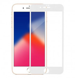 Захисне скло Apple iPhone 8 Plus/7 Plus Lume Protection Full 3D White