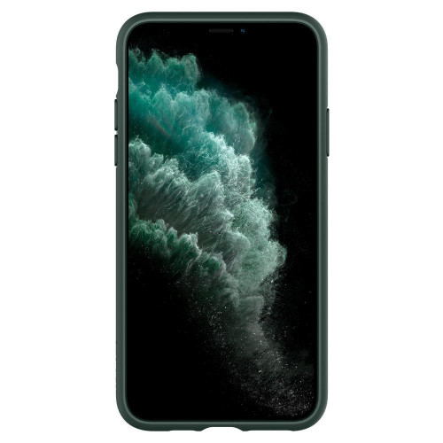 Чехол-накладка (силиконовый) Apple iPhone 11 Pro Spigen Ultra Hybrid Midnight Green (ACS00417)