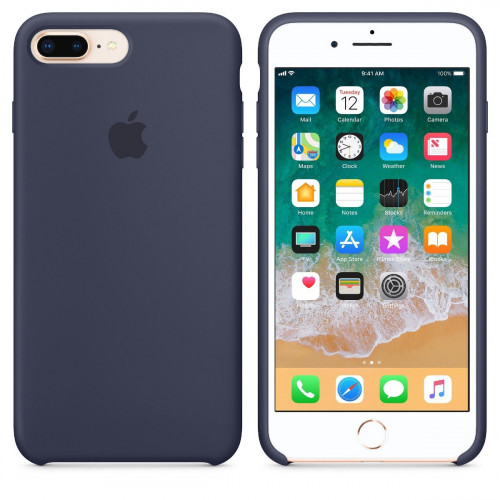 Чехол-накладка (силиконовый) Apple iPhone 8 Plus/7 Plus Silicone Case Midnight Blue (MQGY2)