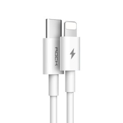 Rock USB-C to Lightning Cable 1m White (RCB0541)