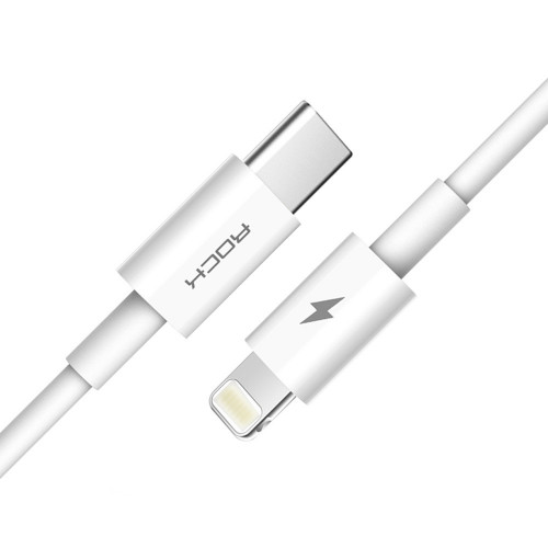 Rock USB-C to Lightning Cable 1m White (RCB0541)