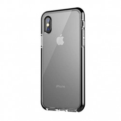 Чохол-накладка (силіконовий) для Apple iPhone X Frame Black