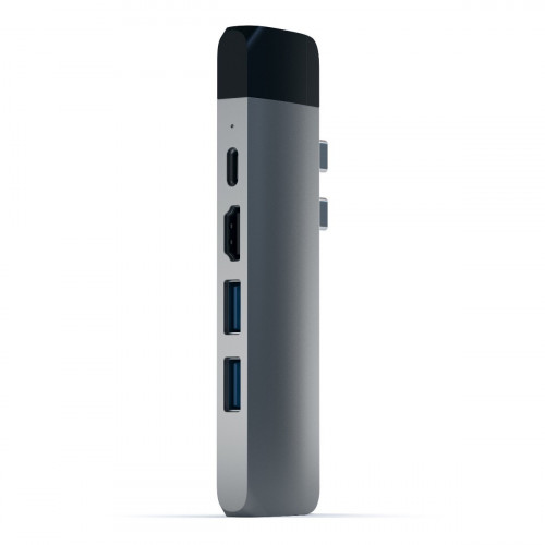 Satechi Aluminum Type-C Pro Hub Adapter with Ethernet Space Gray (ST-TCPHEM)