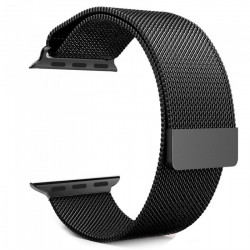Ремінець Watch 38/40mm Milanese Loop Band High Copy Black