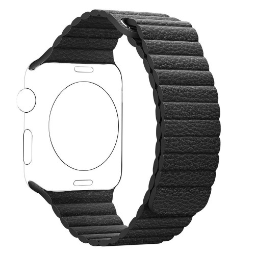 Ремінець Watch 38/40mm Leather Loop Band High Copy Black