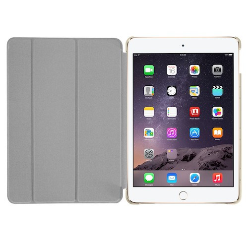 Чехол-книжка (полиуретановый) Apple iPad 2017/2018 Macally Gold (BSTAND5-GO)