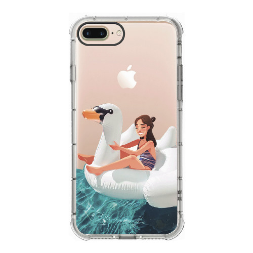 Чехол-накладка (силиконовый) Apple iPhone 7 Plus Raschehlidze Summer Mood (VIS-5)