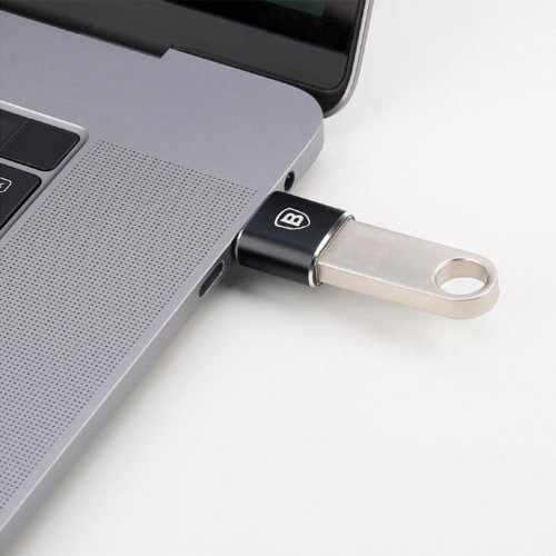 Baseus Adapter USB-C to USB Female Black (CATOTG-01)