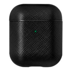 Чохол-накладка (шкіряний) Apple AirPods LAUT PRESTIGE Black (L_AP_PRE_BK)