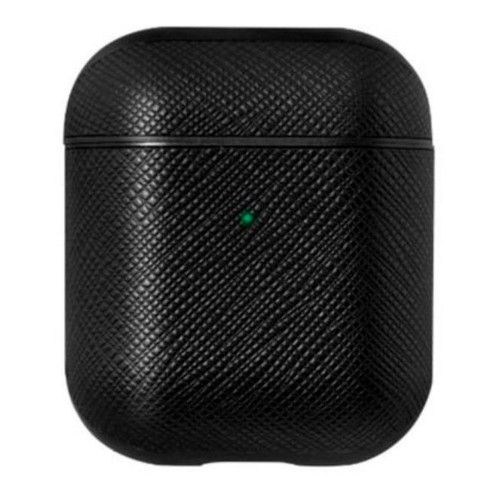 Чохол-накладка (шкіряний) Apple AirPods LAUT PRESTIGE Black (L_AP_PRE_BK)