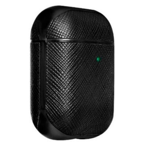 Чохол-накладка (шкіряний) Apple AirPods LAUT PRESTIGE Black (L_AP_PRE_BK)
