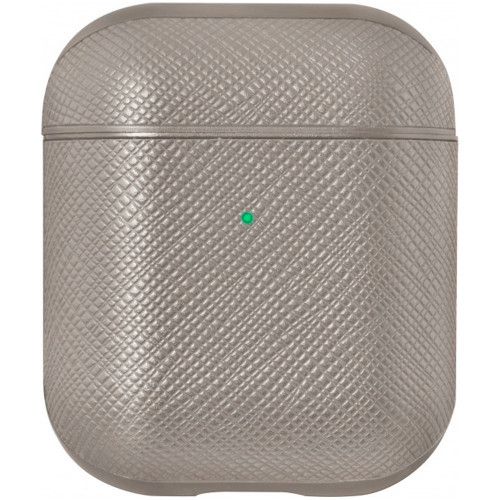Чехол-накладка (кожанный) Apple AirPods LAUT PRESTIGE Taupe (L_AP_PRE_T)