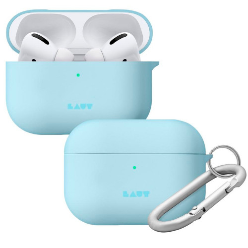 Чохол-накладка (пластиковий) Apple AirPods Pro LAUT HUEX PASTELS Baby Blue (L_APP_HXP_BL)