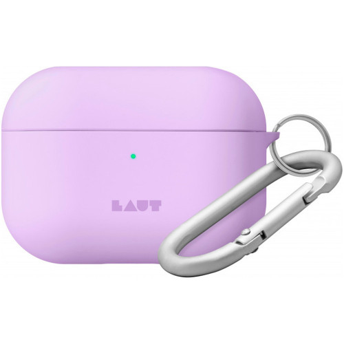 Чохол-накладка (пластиковий) Apple AirPods Pro LAUT HUEX PASTELS Lilac (L_APP_HXP_PU)