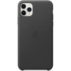 Чохол-накладка (шкіряний) для iPhone 11 Pro Leather Case High Copy Black